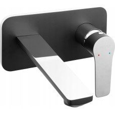 Ferro Bateria umywalkowa Ferro BDR3PABLC BATERIA ADORE UMYWALKOWA PODTYNKOWA CZARNY-CHROM // BF.BDR3PABLC