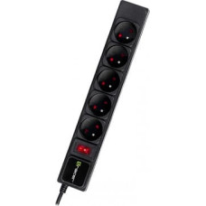 Tracer PowerGear 5m Black power strip