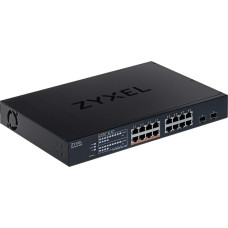 Zyxel XMG1915-18EP pārvaldīts L2 2.5G Ethernet (100/1000/2500) barošanas avots, izmantojot Ethernet (PoE)