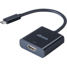 Akasa Adapter USB Akasa USB-C - HDMI Czarny  (AK-CBCA04-15BK)