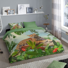 Good Morning Good Morning Zestaw pościeli JUNGLE, 200 x 200/220 cm, kolorowy