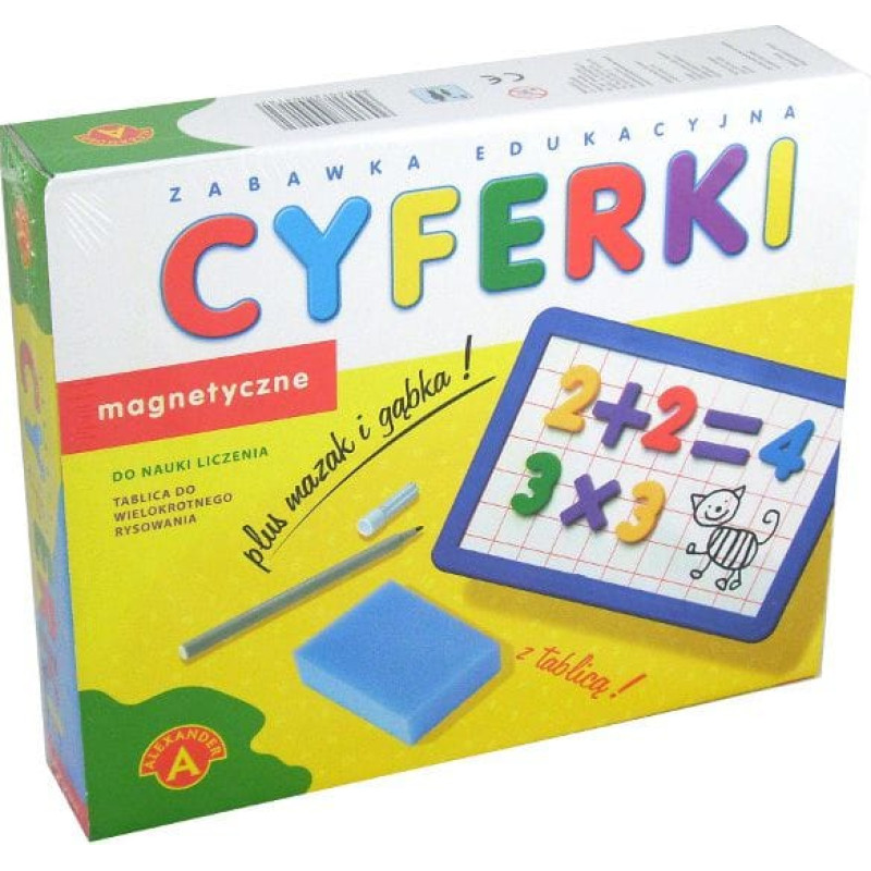 Alexander Cyferki magnetyczne z tablicą (0418)