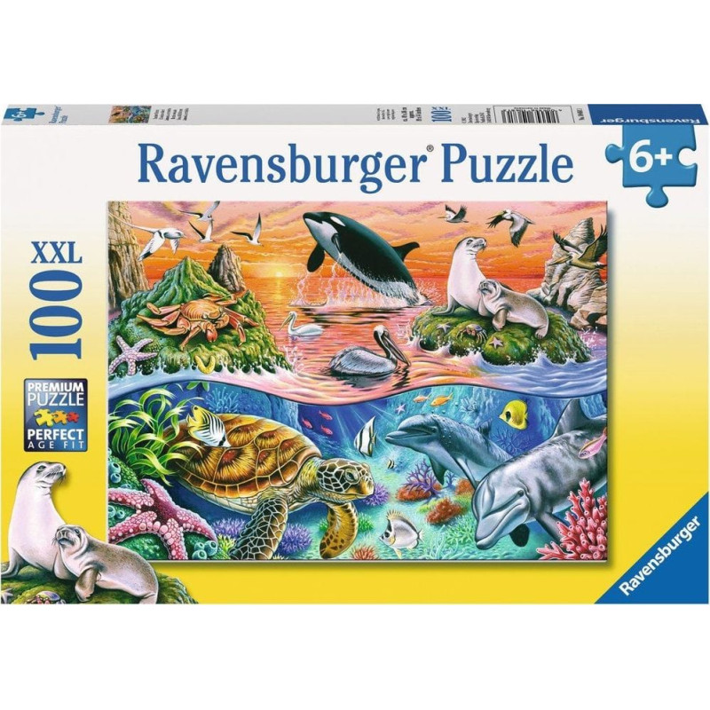 Ravensburger Puzzle 100 elementów XXL - Ocean