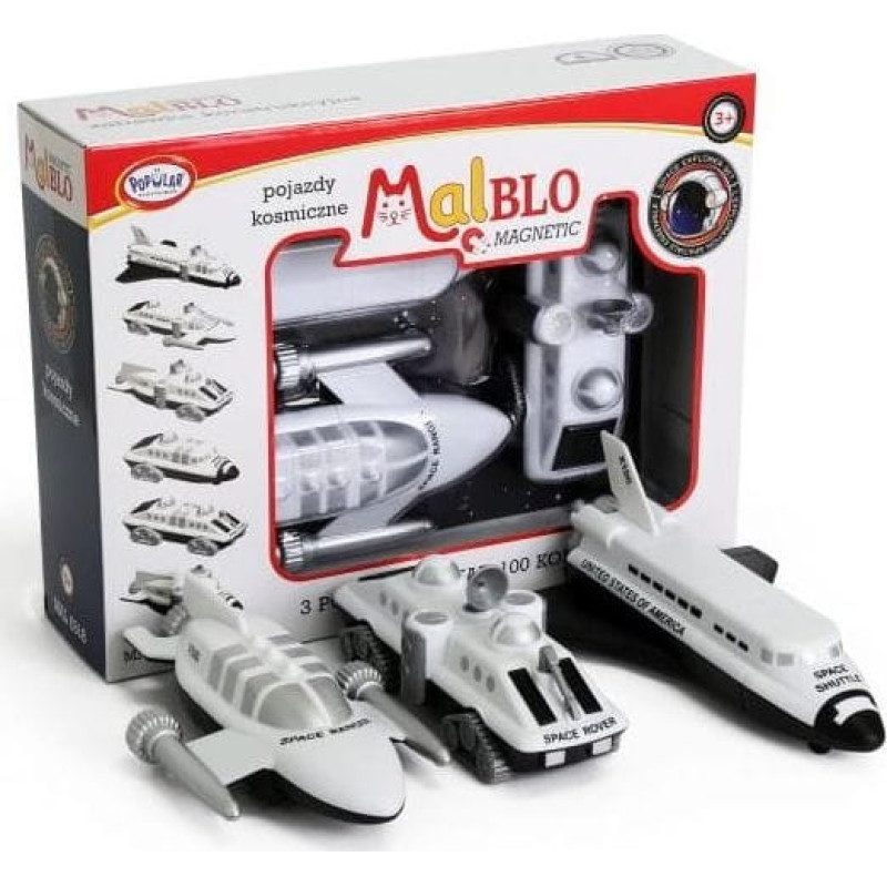 Malblo Magnetic Pojazdy Kosmiczne 3+ Malblo