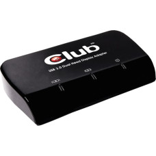 Club 3D Stacja/replikator Club 3D SenseVision USB - HDMI - DVI Czarny  (CSV-2320HD)