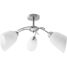 Activejet Classic chandelier pendant ceiling lamp NIKITA nickel triple 3xE27 for living room