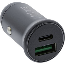 Inline Ładowarka InLine InLine® USB car charger power-adapter power delivery, USB-A + USB Type-C, grey