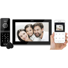 Eura Wideodomofon EURA VDP-97C5 - czarny, dotykowy, LCD 7'', AHD, WiFi, pamięć obrazów, SD 128GB