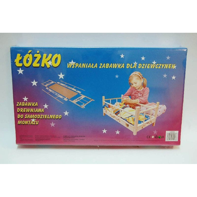 Malimas Łóżeczko drewniane, dla dziewczynek