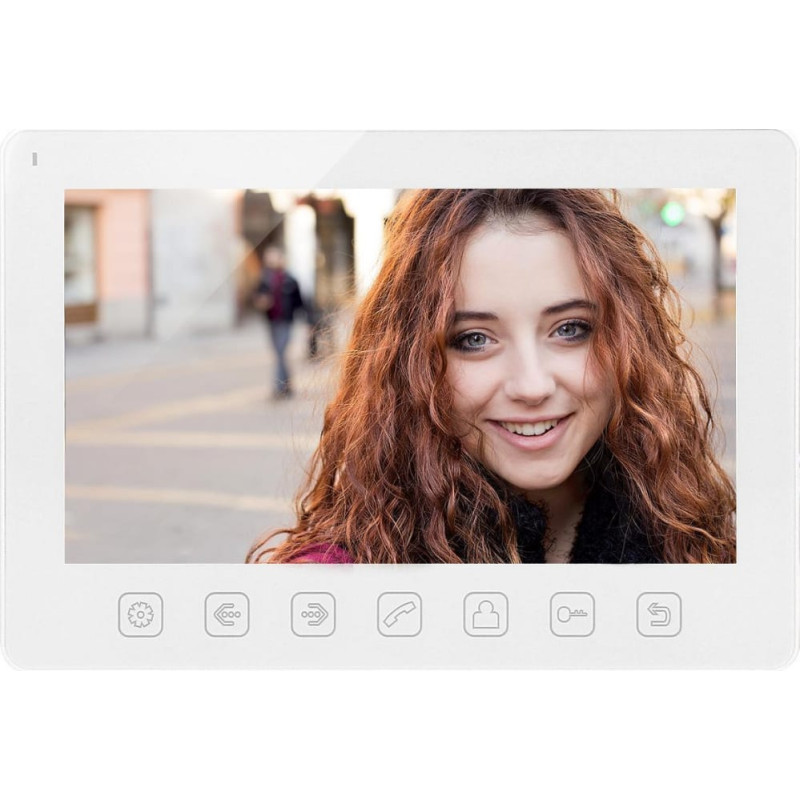 Orno Wideo monitor bezsłuchawkowy, kolorowy, LCD 7? do zastosowania w systemach VIBELL, biały