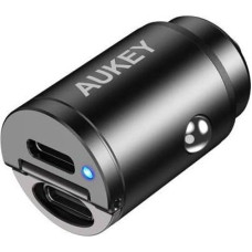 Aukey Ładowarka Aukey CC-A4 2x USB-C  (CC-A4 BK)
