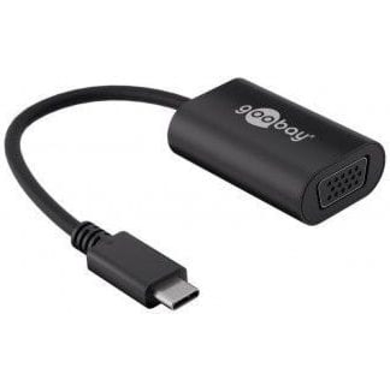 Goobay Adapter USB Goobay USB-C - VGA Czarny  (38531)