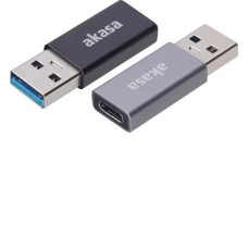 Akasa Adapter USB Akasa USB-C - USB Czarny  (AK-CBUB61-KT02)