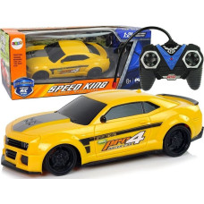 Leantoys Auto sportowe 1:24 zdalnie sterowane żółte