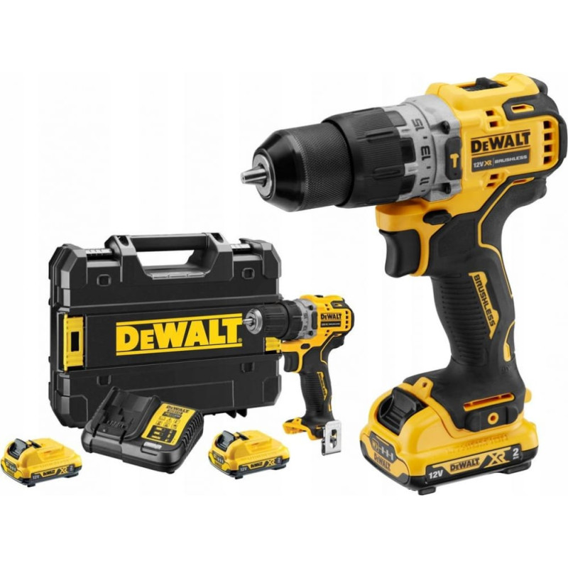 Dewalt Wiertarko-wkrętarka Dewalt DCD706D2 12 V 2 x akumulator 2 Ah