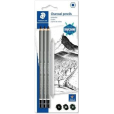 Staedtler Węgiel w ołówku Mars Lumograph S+M+H