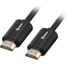 Sharkoon Kabel HDMI Stecker > HDMI Stecker (schwarz, 5 Meter, HDMI 4K)