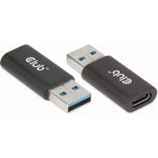 Club 3D Adapter USB Club 3D CAC-1525 USB-C - USB Czarny  (CAC-1525)