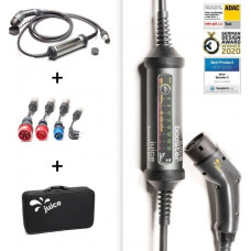 Juice Ładowarka do samochodu elektrycznego Juice Juice Technology JUICE BOOSTER 2 German Traveler Set, Wallbox (anthracite/black, 1.4 - 22 kW, 3.1 m cable)