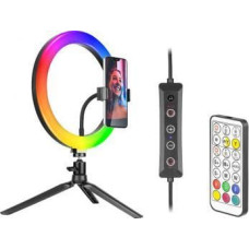 Tracer Lampa pierścieniowa Tracer RGB Ring 26cm ze statywem (TRAOSW46807)