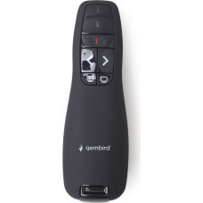 Energenie Gembird *Wireless presenter with laser pointer 660 nm 10 m Black
