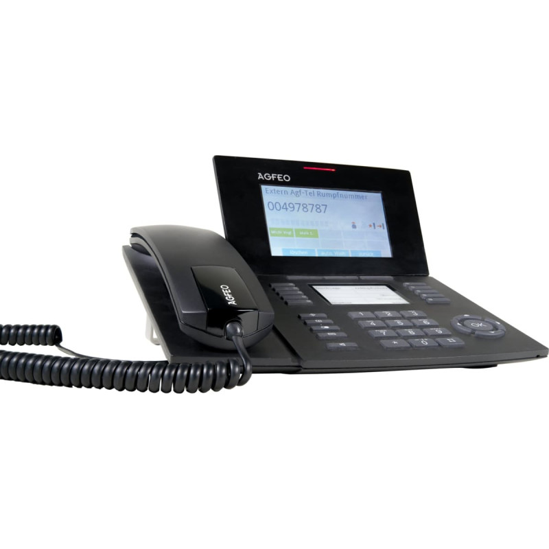 Agfeo Telefon Agfeo AGFEO Systemtelefon ST56 SENSORfon schwarz