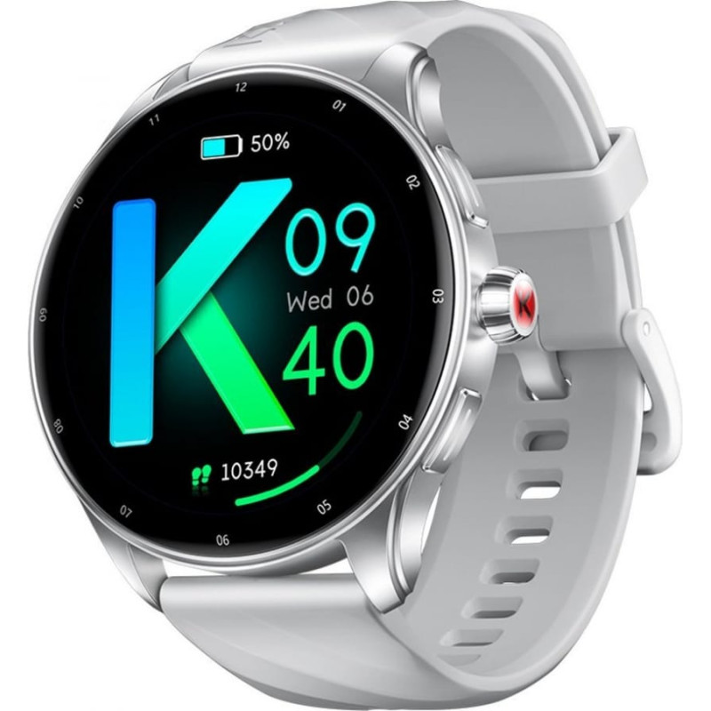 Kumi Smartwatch Kumi Smartwatch GW5 Pro 1.43 cala 300 mAh Srebrny