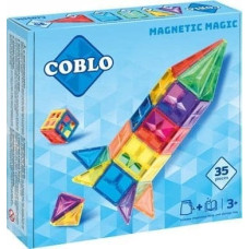 Noname Magnetyczne klocki konstrukcyjne Basic 35 el.