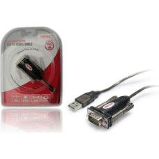 Unitek Adapter USB- 1xRS-232 + Adapter DB9F/DB25M Y-105A