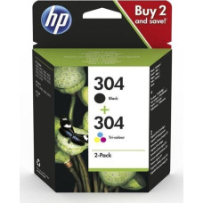 HP Tusz HP Zestaw Tuszy HP 304 CMYK (3JB05AE)