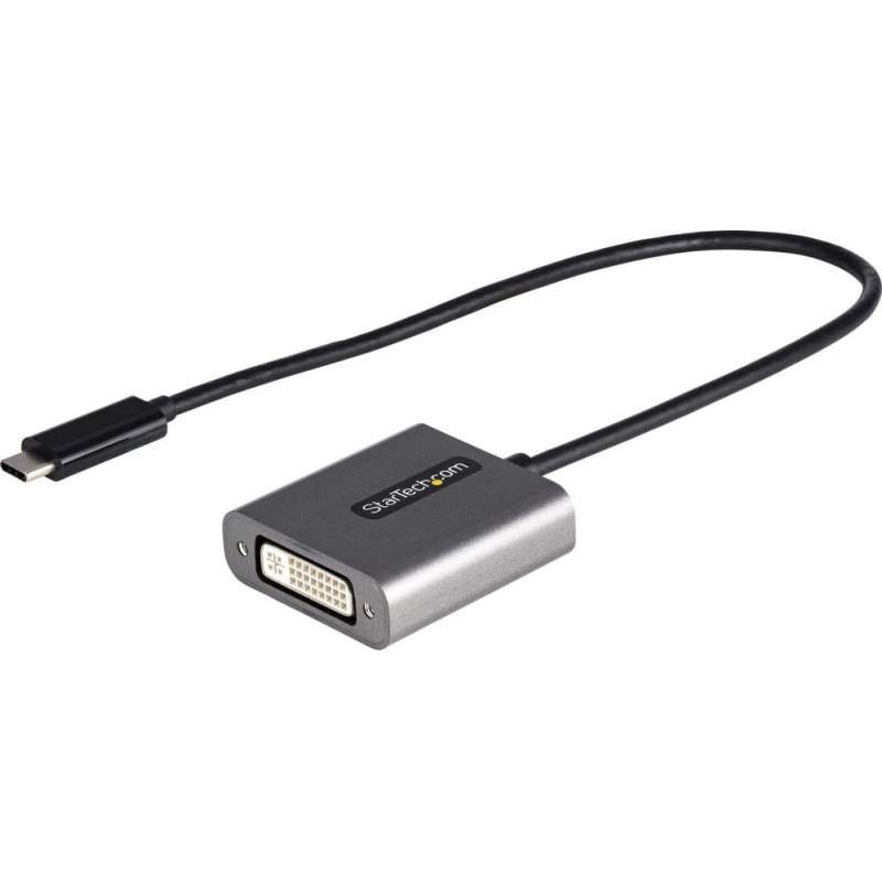 Startech Adapter USB StarTech USB-C - DVI Szary  (CDP2DVIEC)