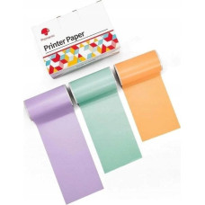 Phomemo Papier Przylepny Naklejki Wkłady Kolor 3x Rolka 50mm do Phomemo T02 / M02 PRO / M02X / Q12-RMSMLL