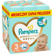 Pampers Pieluszki Pampers Premium Care 3, 6-10 kg, 200 szt.