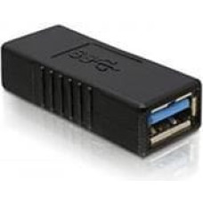 Delock Adapter USB Delock USB - USB Czarny  (65175)