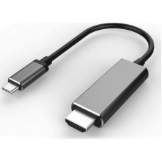 Premiumcord Adapter USB PremiumCord USB-C - HDMI Srebrny  (ku31hdmi08)