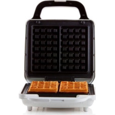 Domo Tasty Waffle XL, waffle maker (white/stainless steel)