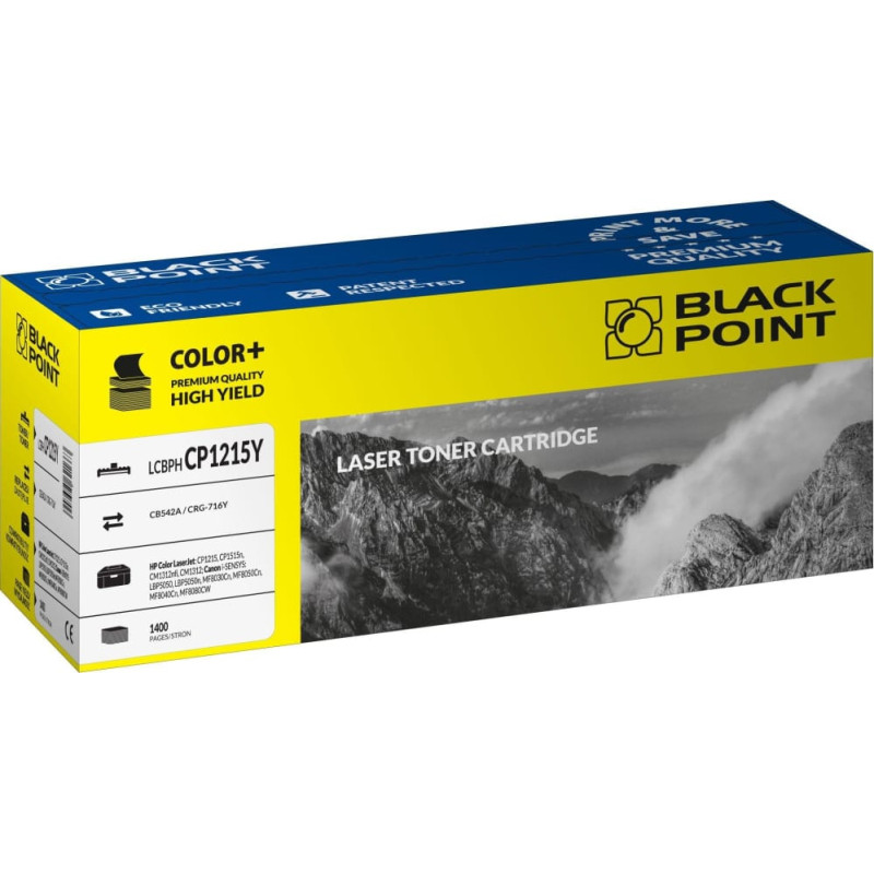 Black Point Toner Black Point Yellow Zamiennik 125A/CRG716 (LCBPHCP1215Y)