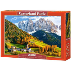 Castorland 2000 Kościół św. Magdaleny, Dolomity (PC-200610)