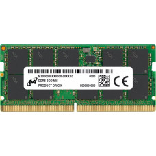 Crucial Pamięć do laptopa Crucial Micron MTC20C2085S1TC48BR, 32 GB, 1 x 32 GB, DDR5, 4800 MHz