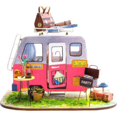 Robotime Technology ROBOTIME Składany Drewniany Model Puzzle 3D Camper