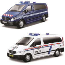 Bburago Mercedes Vito Policja, różne rodzaje 1:50 (275913)