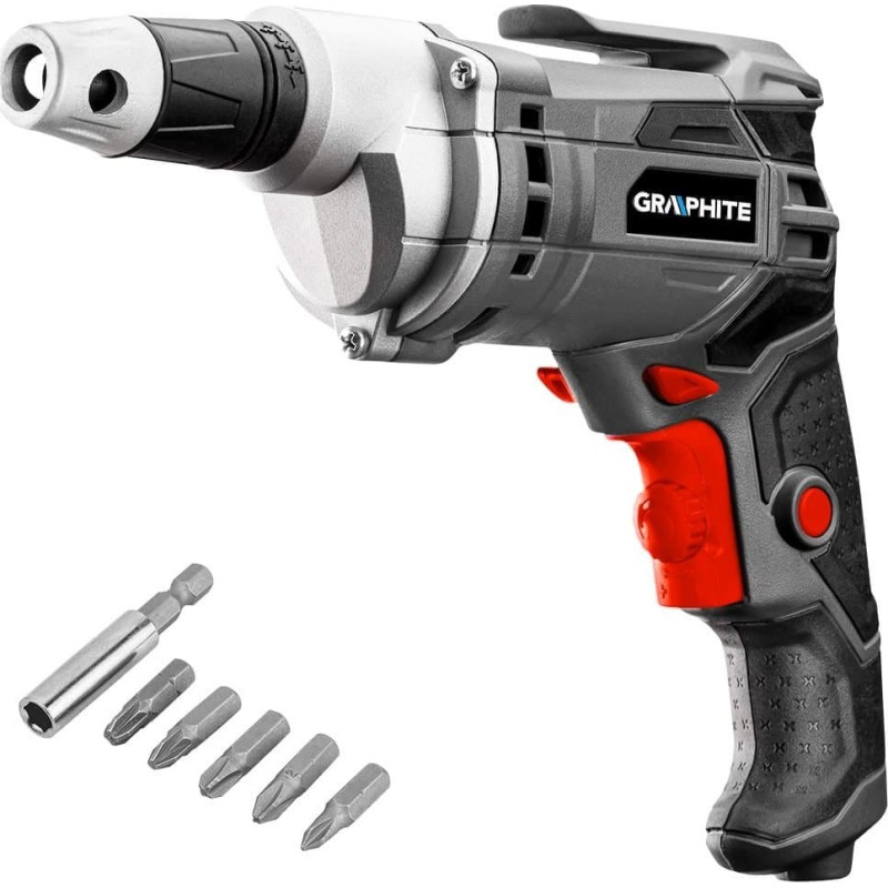 Graphite Wiertarko-wkrętarka Graphite Wiertarko-wkrętarka sieciowa 520W, obroty 0-4200 min, walizka 58G794