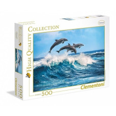 Clementoni Puzzle 500 elementów Delfiny ( GXP-633659 )