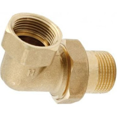 Hydroland Śrubunek mosiężny kątowy z oringiem DN25 (SR.K25)