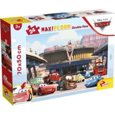 Lisciani Puzzle podłogowe dwustronne Maxi 24 Auta