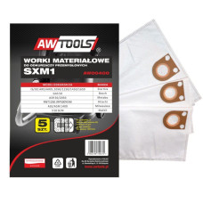 Awtools Worek do odkurzacza AWTools z mikrowłókniny SXM1 GAS 50/STARMIX 5szt. (AW00400)