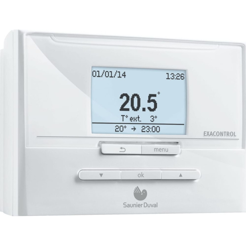 Saunier Duval Regulator temperatury z programatorem tygodniowym Exaco Ntrol E7 (S0020118088)