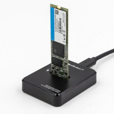 Qoltec 50313 Docking station SSD M.2 SATA/PCIe | NGFF/NVMe | USB 3.1