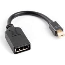 Lanberg AD-0003-BK DisplayPort cable 0.12 m Mini DisplayPort Black