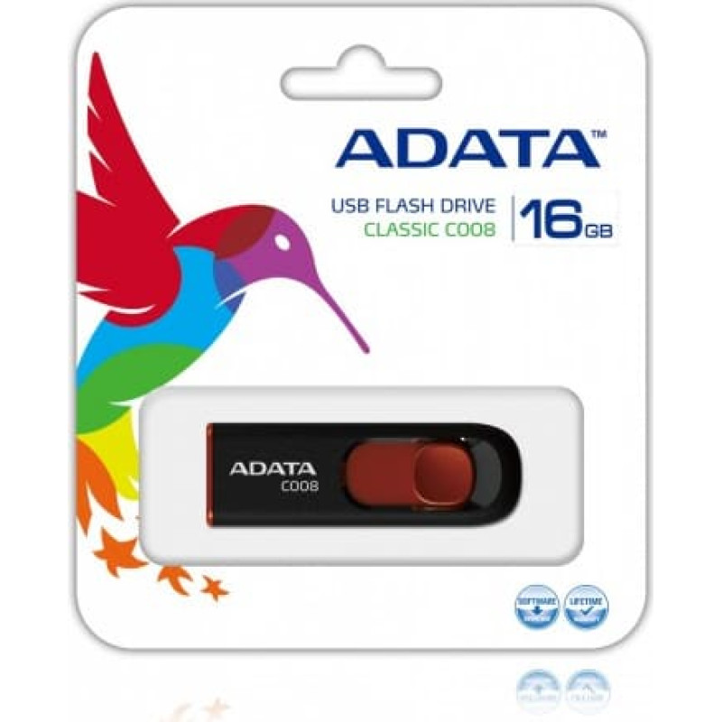 Adata C008 16GB Black-Red